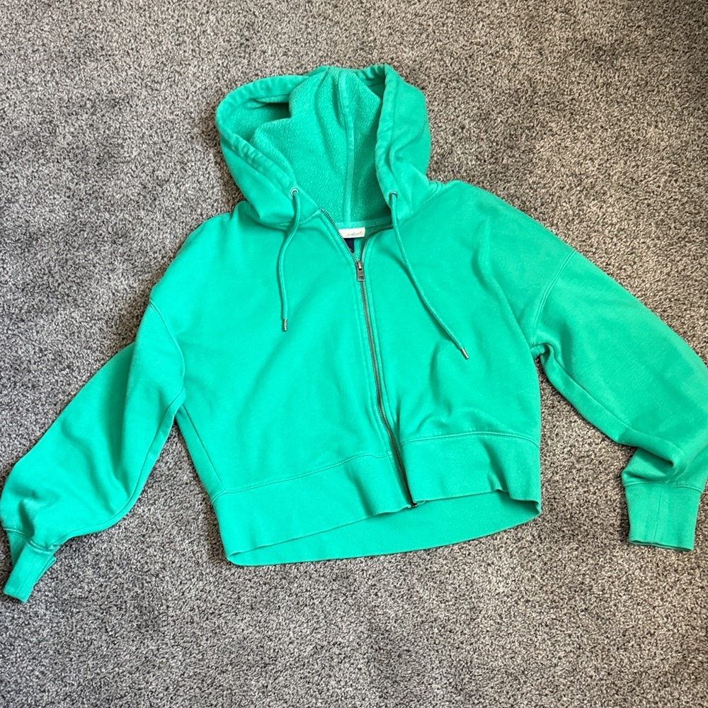 Universal Thread Teal Zip-Up Sweater